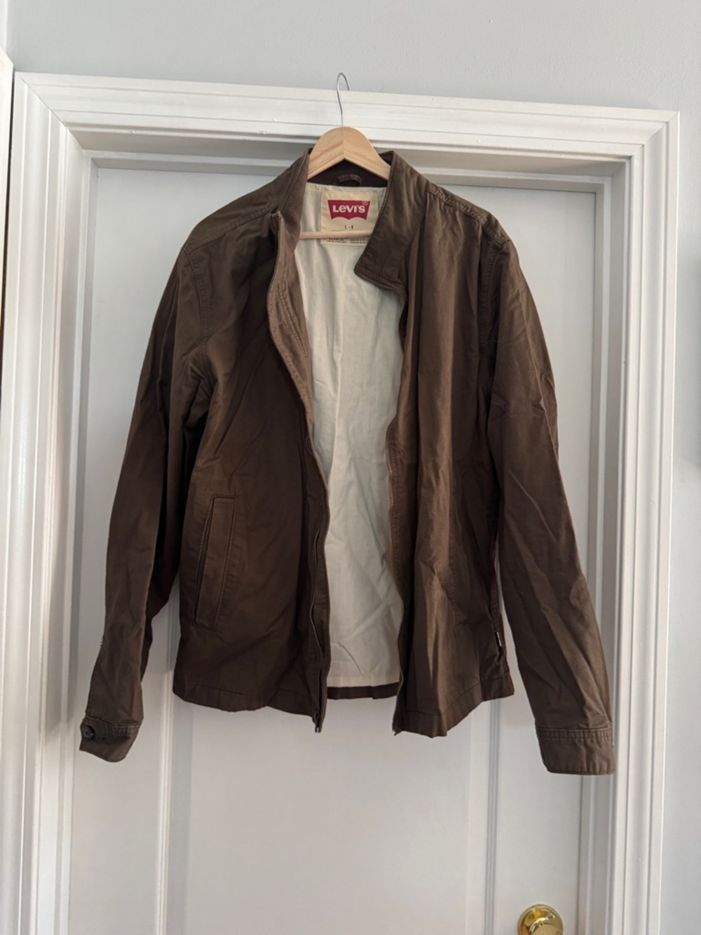 Levi's Men's Chocolate Brown Lightweight Zip Jacket